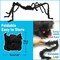 2 Pieces Giant Spiders Halloween Decorations Outdoor Indoor 6.5Ft Extra Large Poseable Fuzzy Black Spider Scray Party Favor Haunt House Home Garden Web Decor